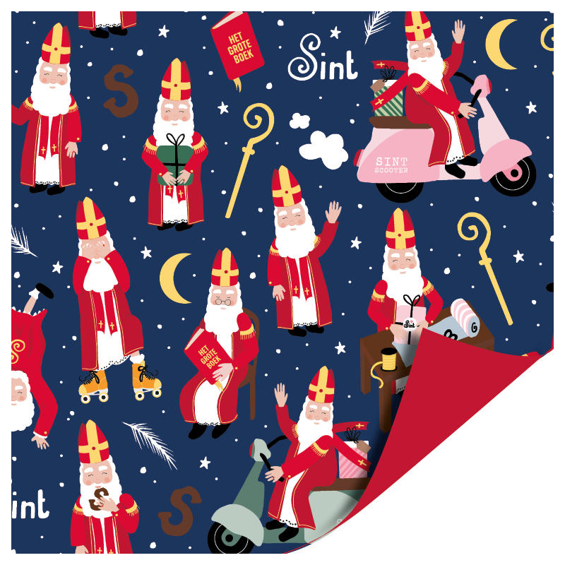 sinterklaas kadopapier kapoentje