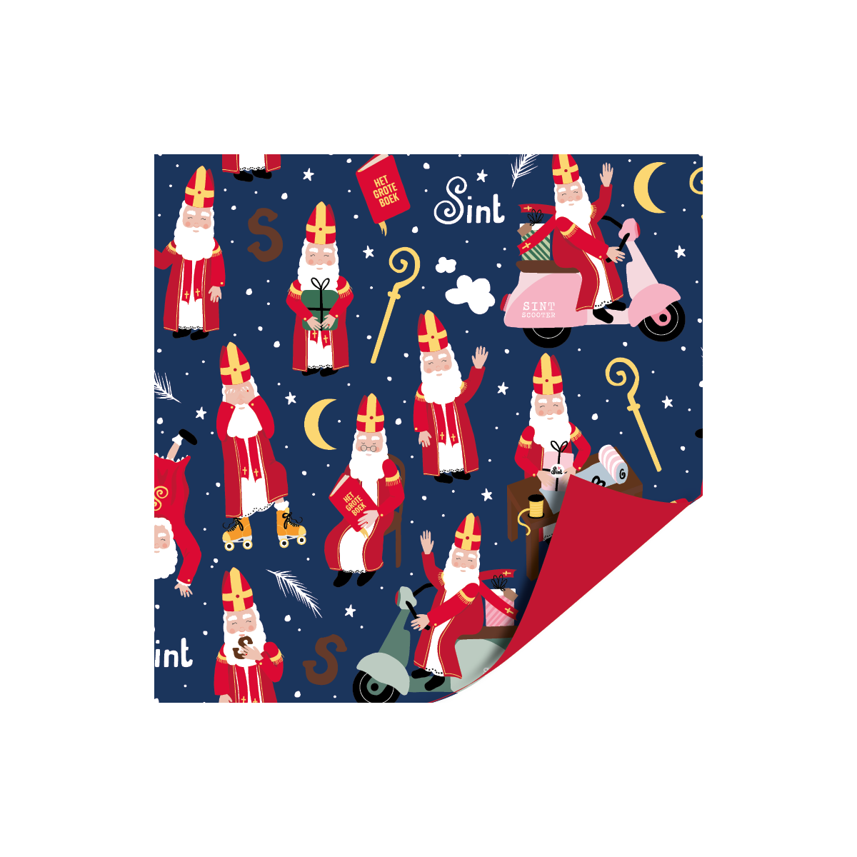 sinterklaas kadopapier kapoentje