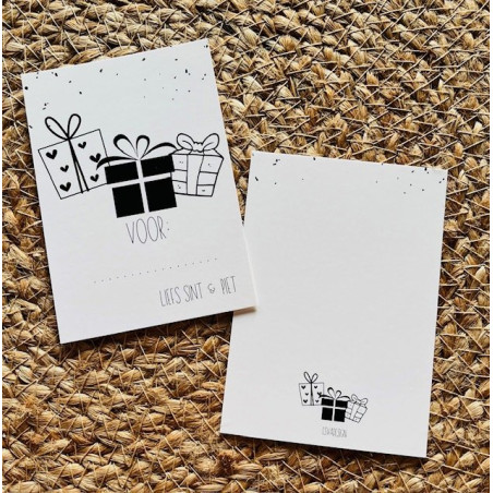 minikaart sint drie kadootjes