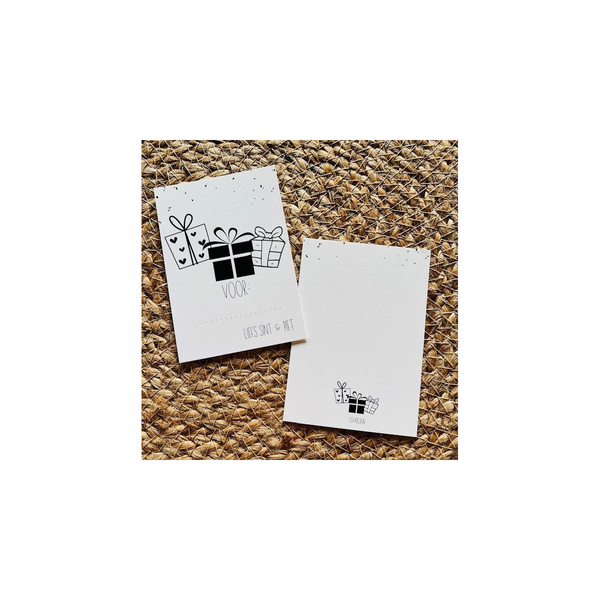 minikaart sint drie kadootjes