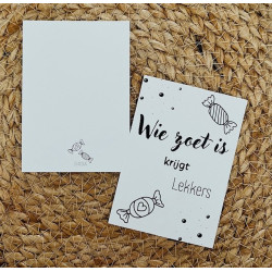 minikaart sint zoet lekkers