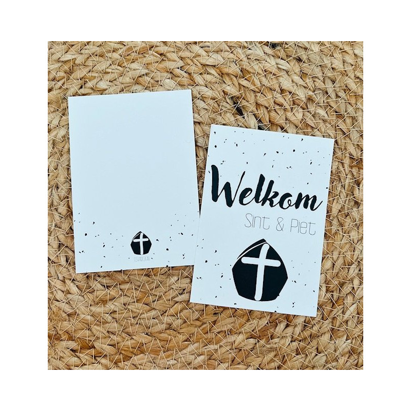 Minikaart Welkom sint piet