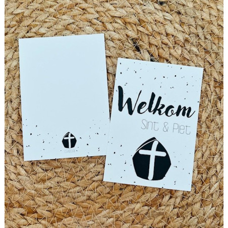 Minikaart Welkom sint piet