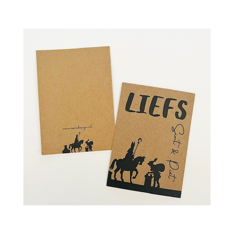 minikaart kraft liefs sint piet