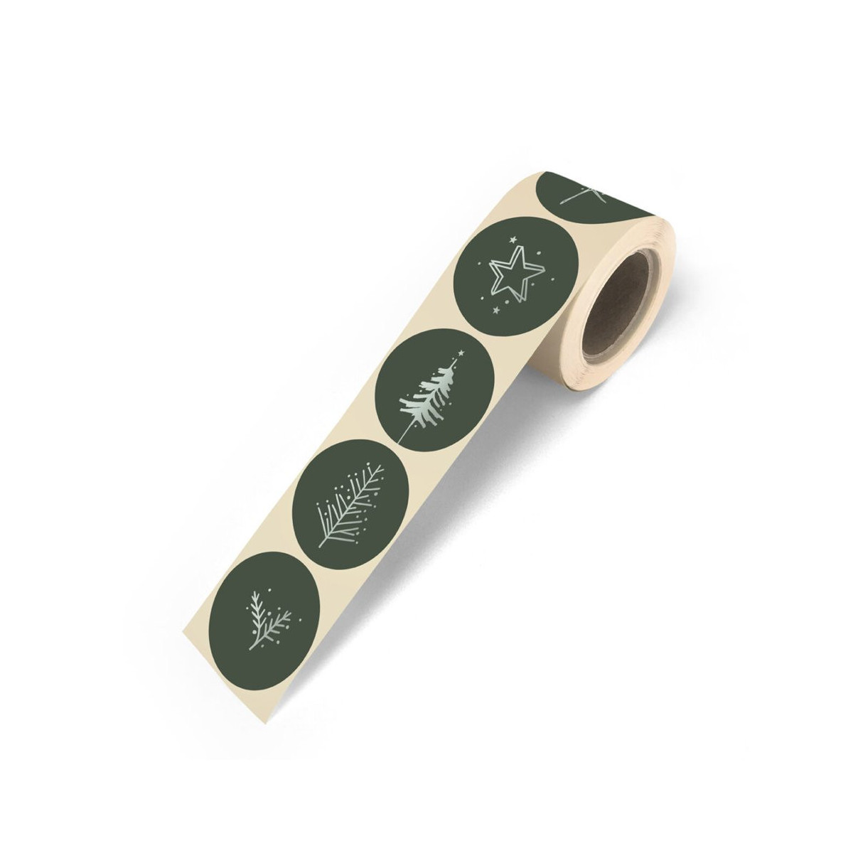 stickermix donkergroen