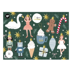 stickervellen kerstballen kitsch