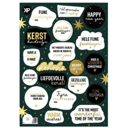 stickervel liefdevolle kerst