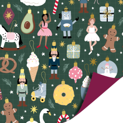 kadopapier kerst kerstballen