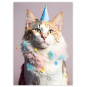 kaart party animal poes