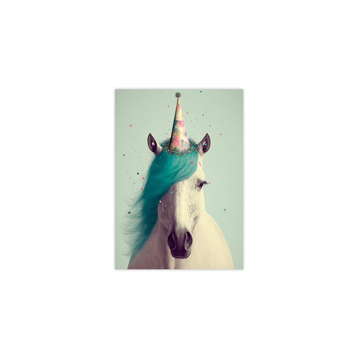 kaart party animal unicorn