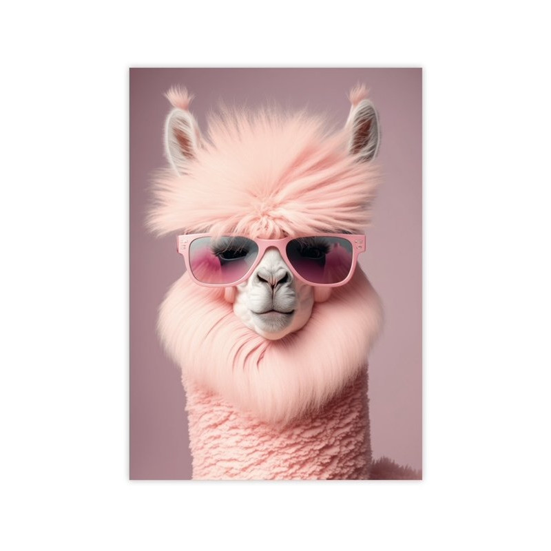 kaart party animal lama