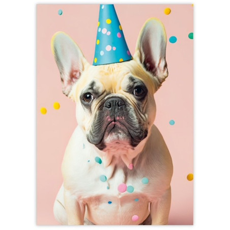 kaart party animal hond