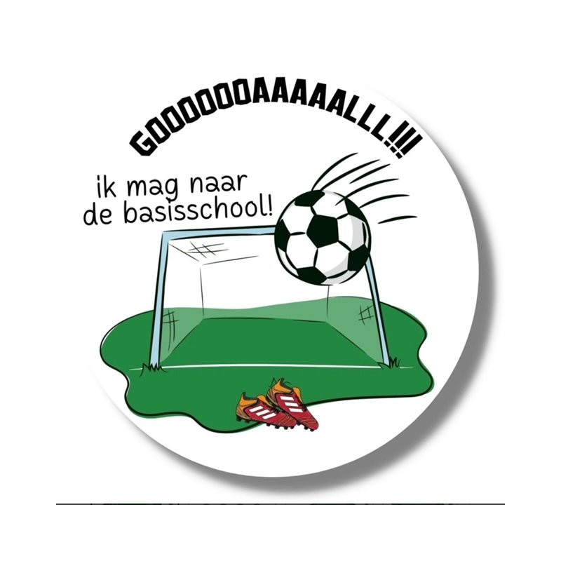 stickers basisschool voetbal