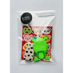 traktatie kikker spring vandoor springkikker