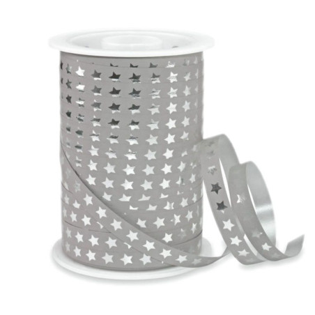 christmas lint sterren zilver taupe