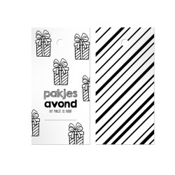 kadolabel pakjesavond pakje voor