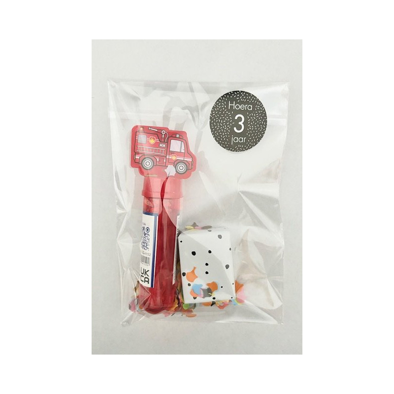 traktatie brandweer bellenblaas