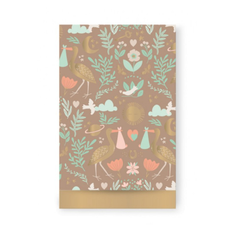 kadozakje ooievaar taupe