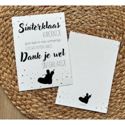 kaart sinterklaas kapoentje