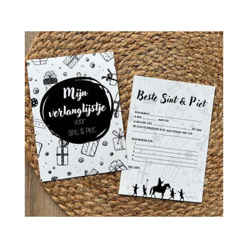 kaart sint verlanglijstje