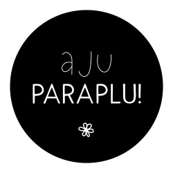 sticker aju paraplu bloemetje