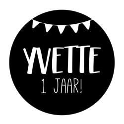 stickervel gepersonaliseerde vlaggetjes