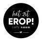 gepersonaliseerde stickervel zit erop