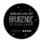 gepersonaliseerde stickervel bruisende schoolljaar