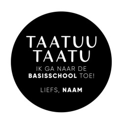 gepersonaliseerde stickervel taatuu