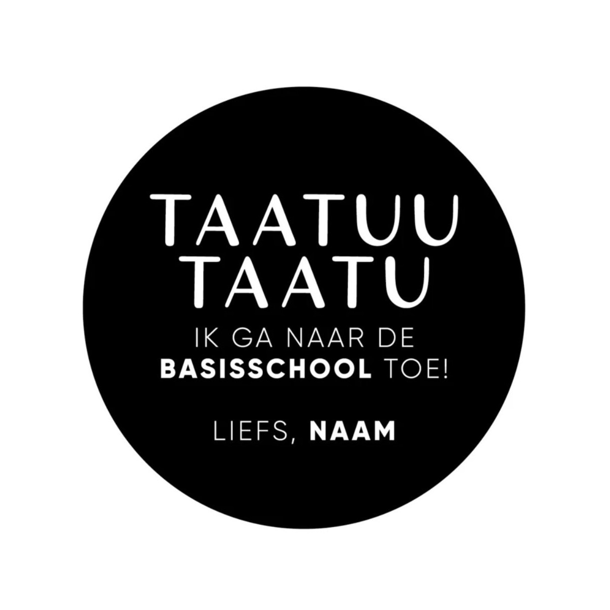 gepersonaliseerde stickervel taatuu