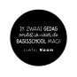 gepersonaliseerde stickervel zwaai gedag