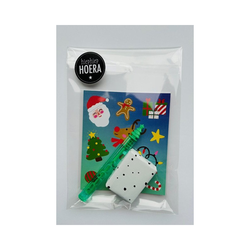 kerst bellenblaas traktatie