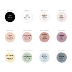 gepersonaliseerde stickervel smeer