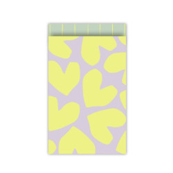 kadozakje hartjes xl lila geel mint