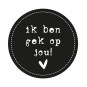 sticker gek op jou