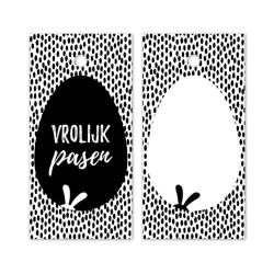 kadolabel Vrolijk pasen