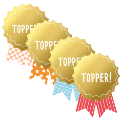 stickermix medaille topper