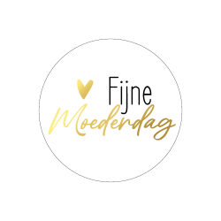 stickers fijne moederdag goud