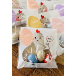 Sticker ei vrolijk pasen