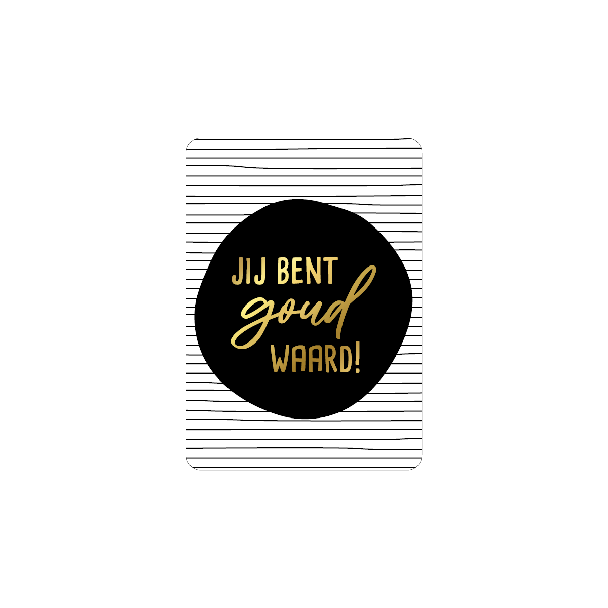 kaart goud waard goudfolie