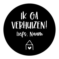 gepersonaliseerde stickers ik ga verhuizen