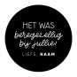 gepersonaliseerde stickervel beregezellig jullie