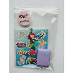 traktatie zeemeermin sleutelhanger