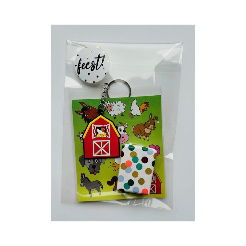 traktatie boerderij sleutelhanger