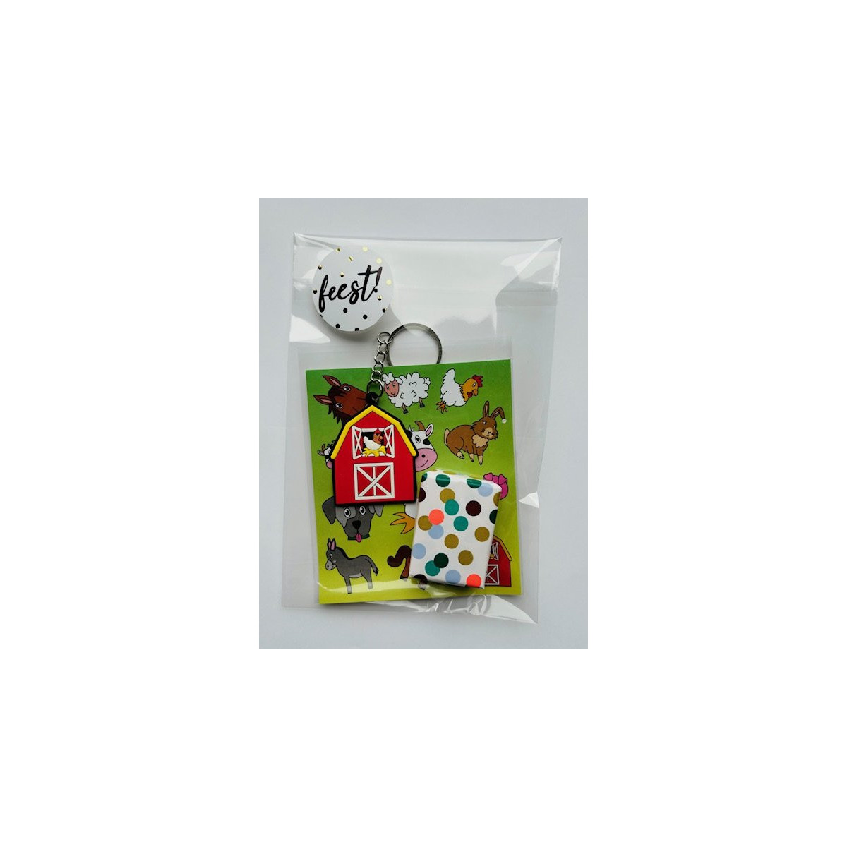 traktatie boerderij sleutelhanger