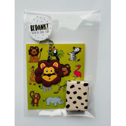 traktatie jungle sleutelhanger