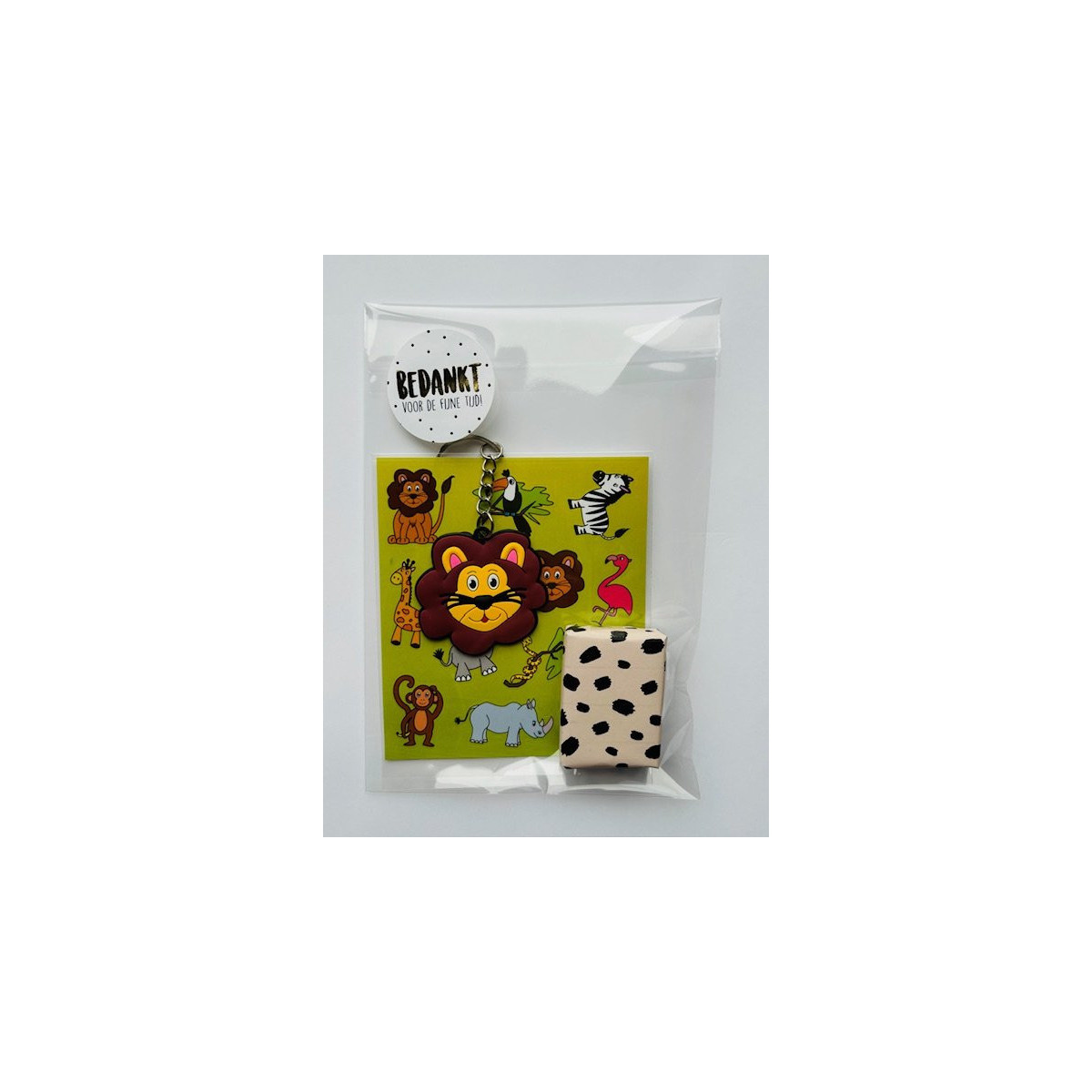 traktatie jungle sleutelhanger