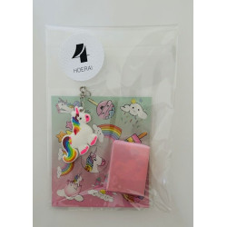 traktatie unicorn sleutelhanger