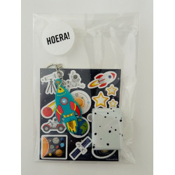 traktatie ruimtevaart sleutelhanger