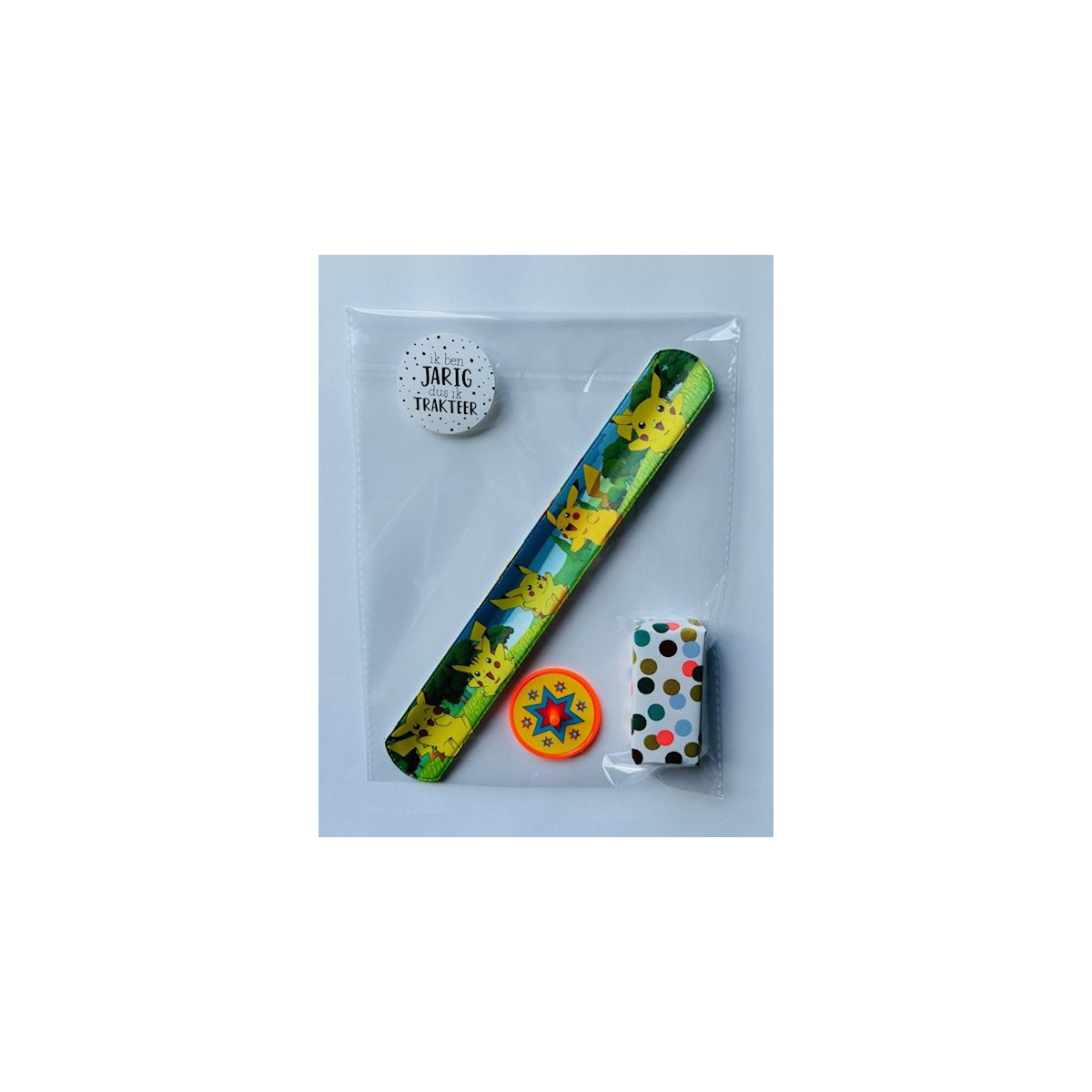 traktatie pokemon klaparmband